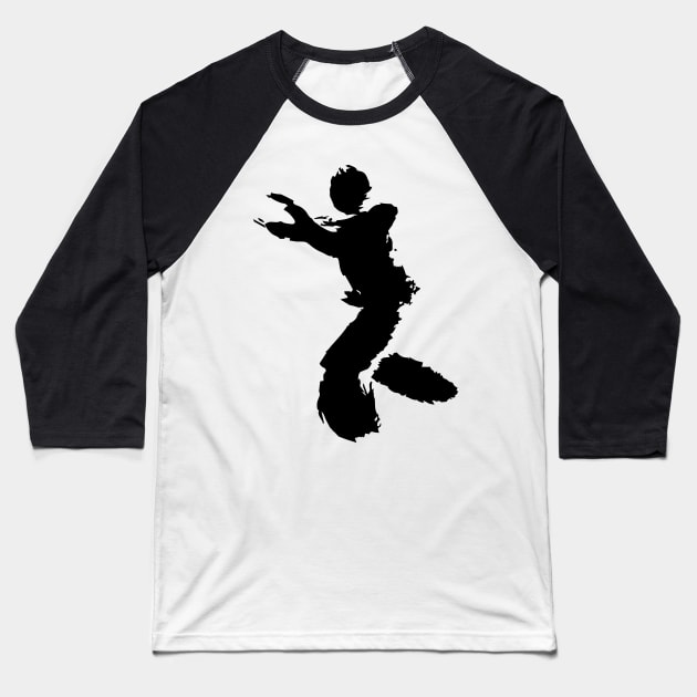 wing chun kung-fu Baseball T-Shirt by Nikokosmos